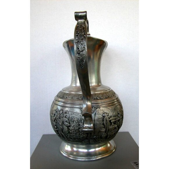 Antique Artina SKS Zinn Pewter Pitcher - Picture 5 of 15